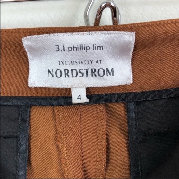 3.1 PHILLIP LIM Wide Leg Button Pocket Trousers size 4 - Picture 8 of 10